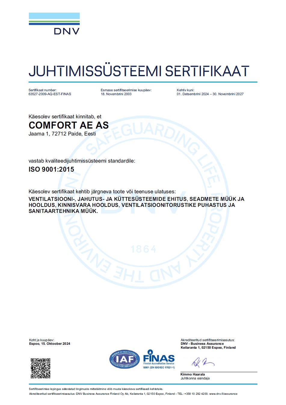 ISO Comfort - Comfort